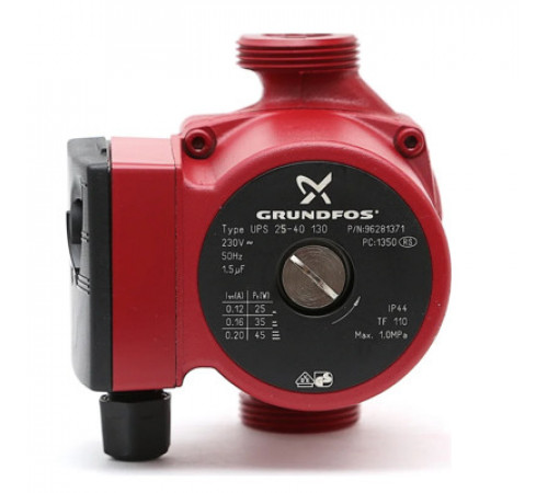 Циркуляционный насос Grundfos UPS 25/40 -130 Циркуляционный насос Grundfos UPS 25/40 -130