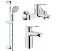 Комплект смесителей GROHE BauEdge 123265S (23330000 + 32820000 + 27598000)