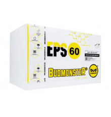 Плита пінополістирольна Budmonster EPS-60 1000х500х100 мм (13 кг/м3) Ціна за шт
