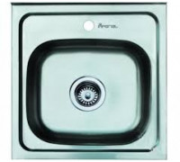 Мойка Imperial 500x500х175 / 180 накладная квадратная Satin 5050