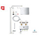Душова система з термостатом GROHE Euphoria SmartControl System 310 Cube Duo арт.26508000 хром