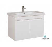 Тумба консольная Aqua Rodos ОМЕГА 80см + раковина Frame (7679)
