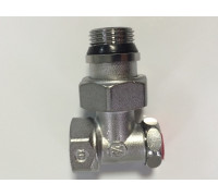 Кран к радиатору отсечной (под отвертку) угловой ½" Giacomini (Італія) R16TG R16X033