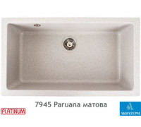 Гранитная кухонная мойка Platinum 7945 Paruana матовая Топаз
