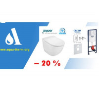 Комплект Чаша підвісного унітаза Jaquar Solo Rimless з дюр. с-нням пов. под. Slim (SLS-WHT-6953UFBI) та інсталяційний модуль Grohe Rapid SL з кріпленням, кнопкою (38772001) та звукоізоляцією (37131000)