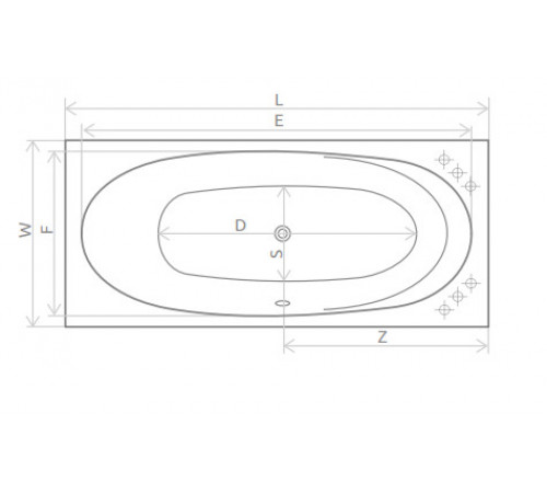 Ванна акрилова Radaway DIA 180x80 +ніжки + сифон R135L(WA1-05-180x080U) Ванна акрилова Radaway DIA 180x80 +ніжки + сифон R135L(WA1-05-180x080U)