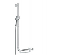 Душевой набор Hansgrohe Raindance Select S 120 / штанга Unica Comfort 1,10 м, левосторонний, хром (26324000)