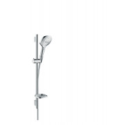 Душевой набор Hansgrohe Raindance Select E 120 3jet/UnicaS Puro Set 0,65 м, хром-белый (26620400)