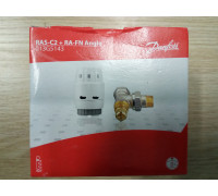 Радіаторний комплект Данфосс (danfoss) кутовий RAS-C2 + RA-FN Angle 1/2 013G5143