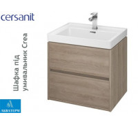 Шкафчик под умывальник Cersanit Crea 60, дуб, арт. S924-008