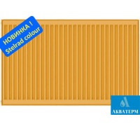 Стальной радиатор Stelrad 22 (цвет RAL-1002) Compact 500x1000 боковое подключение