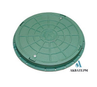 Люк круглый садовый d315мм Fluger Plast