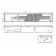 Bнутрішньопідлоговий конвектор Cooltherm Hottherm 110x300x1450 із природною конвекцією