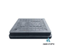 Люк квадратный садовый 710×710мм Fluger Plast