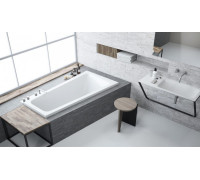 Ванна акриловая Radaway EVIA 150x80 левая или правая + ножки + сифон R135L (WA1-44-150×080L или WA1-44-150×080P)