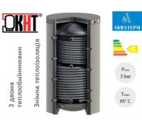 Аккумуляционная емкость с двумя теплообменниками KHT HPh-11-800 в съемной изоляции