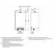 Газовий одноконтурний конденсаційний котел Viessmann Vitodens 100-W 35 кВт (B1HC300)+коаксіальний димохід