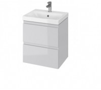 Шкафчик и раковина Cersanit Moduo 50 см, серая S801-219