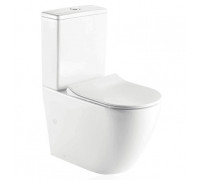 Унитаз-компакт Koller Pool ROUND с сиденьем Soft Close (RN-0665-RC-C+RN-0665-RC-T)