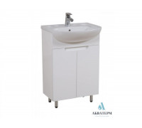 Шафка під умивальник Aqua Rodos "Квадро" + Умивальник меблев. "Нова" 55см (4252)