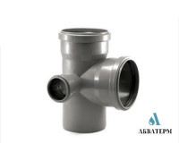 Крестовина Ø110 / 110 / 50 х 90° левая Fluger Plast