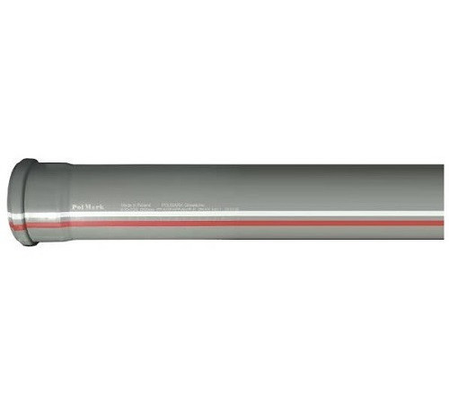 Труба внутренняя канализационная PolMark BLUE LINE ф 110x2,2 мм 0,25 м Труба внутренняя канализационная PolMark BLUE LINE ф 110x2,2 мм 0,25 м