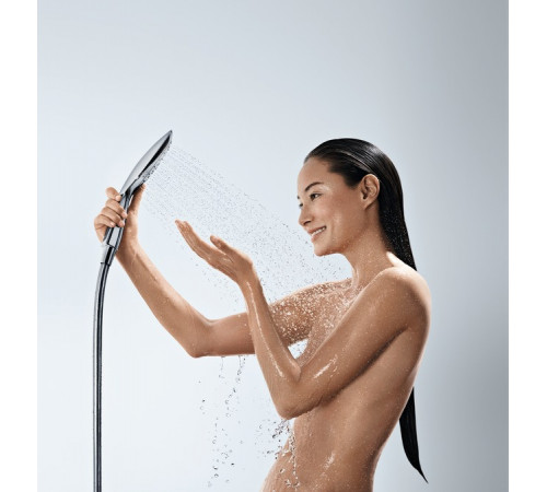 Ручний душ Hansgrohe Raindance Select E 150 3jet EcoSmart 9 л/хв, хром (26551000)