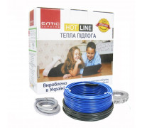 Теплый пол HOT LINE с двужильным нагревательным кабелем ДК-950, 56 м