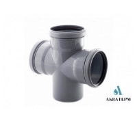 Крестовина Ø50 / 50 /50 х 90° Fluger Plast