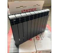 ﻿﻿﻿﻿﻿﻿Биметаллический радиатор KOER 100 Bimetal-500 ULTRA BLACK
