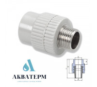 Переход с МРН Wavin Ekoplastik (Чехия) 16x ½” (SZE01620XX)