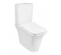 Унітаз-компакт Qtap Kalao безобідковий з сидінням Soft-close QT08221213AW