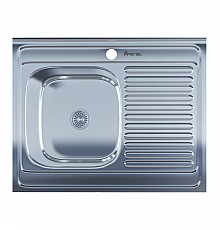 Мойка Imperial 800x500х175 / 180 накладная прямоугольная Satin 5080-R