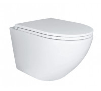 Подвесной унитаз Qtap Robin Ultra Quiet с сиденьем Soft-close QT1333046EUQW
