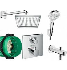 Душова система прихованого монтажу Hansgrohe Ecostat 6 в 1 (20190005)