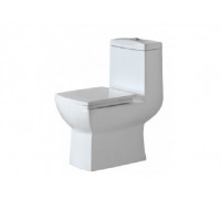 Унитаз-компакт Jaquar Lyric моноблок с сиденьем Slim (LYS-WHT-38851P)