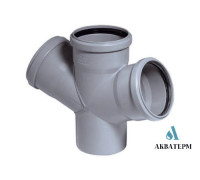 Крестовина Ø110 / 110 / 110 х 67° Fluger Plast