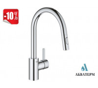 Смеситель GROHE Eurosmart Cosmopolitan для с выдвижной лейкой для кухонной мойки арт.31481001 хром