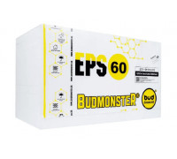 Плита пенополистирольная Budmonster EPS-60 1000х500х30 мм (13 кг/м3). Цена за шт