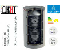 Аккумуляционная емкость с двойным нержавеющим теплообменником KHT HPh-20-300 в съемной изоляции