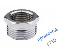 Футорка SD Forte 3/4''х1/2''НВ хром SF374Н2015