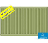 Сталевий радіатор Stelrad 11 (колір RAL-6011) Novello 400х1100 нижнє підключення