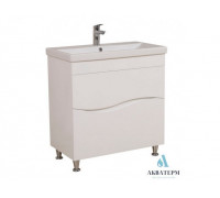 Тумба Aqua Rodos АЛЬФА 80см + Раковина ELIT (7669)