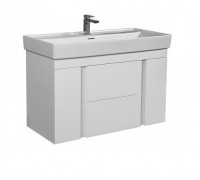 Тумба Aqua Rodos KAPRI с умывальником Sharp (консольная) 100 см, 8340