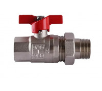 Кран кульовий прямий з американкою SELBA 1″ 
