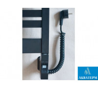 ТЭН для полотенцесушителя/радиатора Heatpol Black 0,9 кВт 1/2″, 30x30