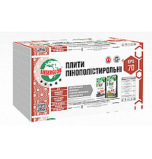 Плита пенополистирольная Anserglob EPS-70 1000х500х30 мм (14 кг/м3). Цена за шт