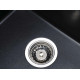 Гранітна кухонна мийка Platinum 5851 ARIA матова Чорний металік