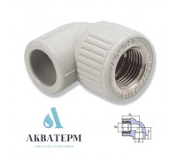Угольник 90° с МРВ Wavin Ekoplastik (Чехия) 20x½” (SKOI02020X)