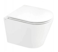 Подвесной унитаз Qtap Scorpio Ultra Quiet с сиденьем Soft-close QT1433053EUQW